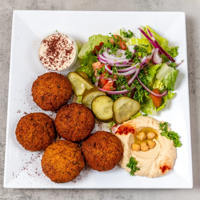 Falafel Plate (V).