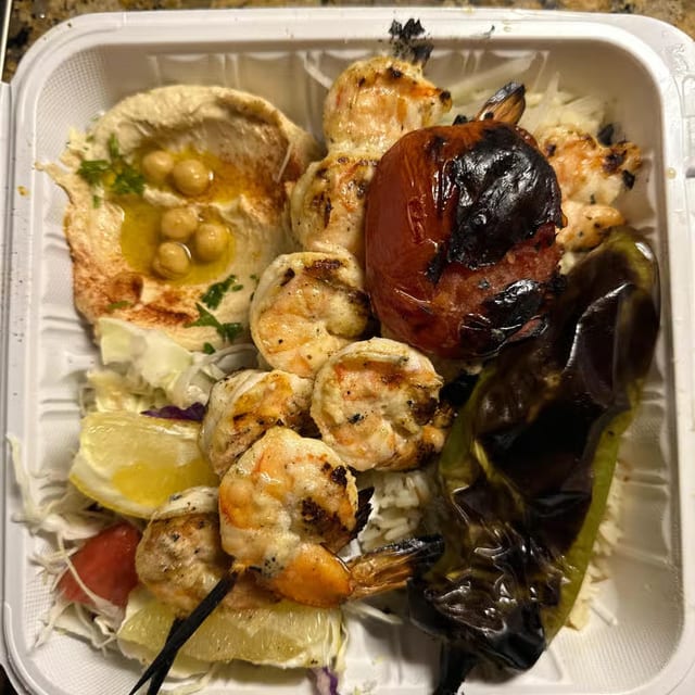 Shrimp Kebab.