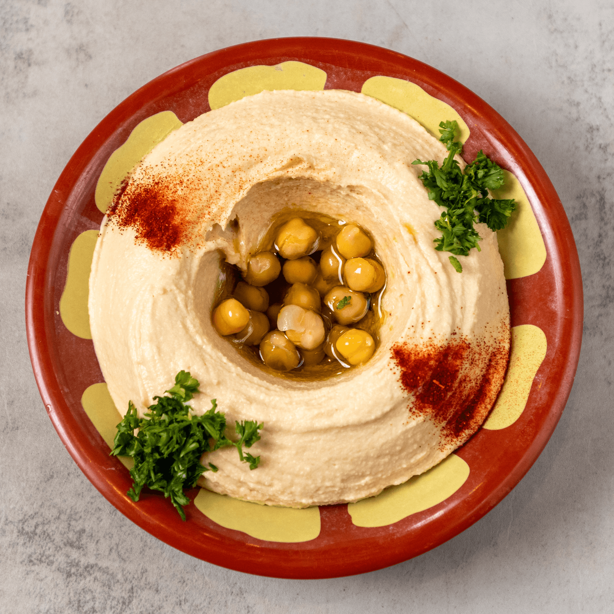 Hummus (V).