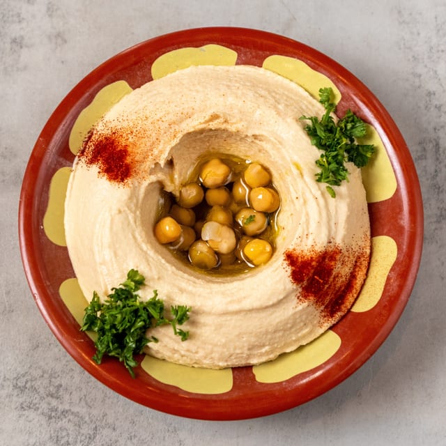 Hummus (V).