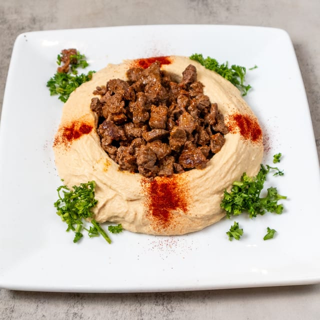 Hummus with Filet.
